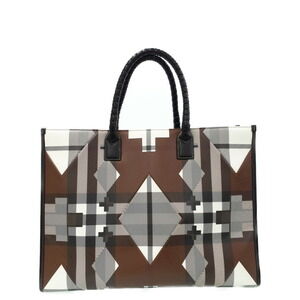 Burberry Check Tote Bag